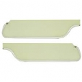 1965-66 Padded Sun Visors Convertible Parchment